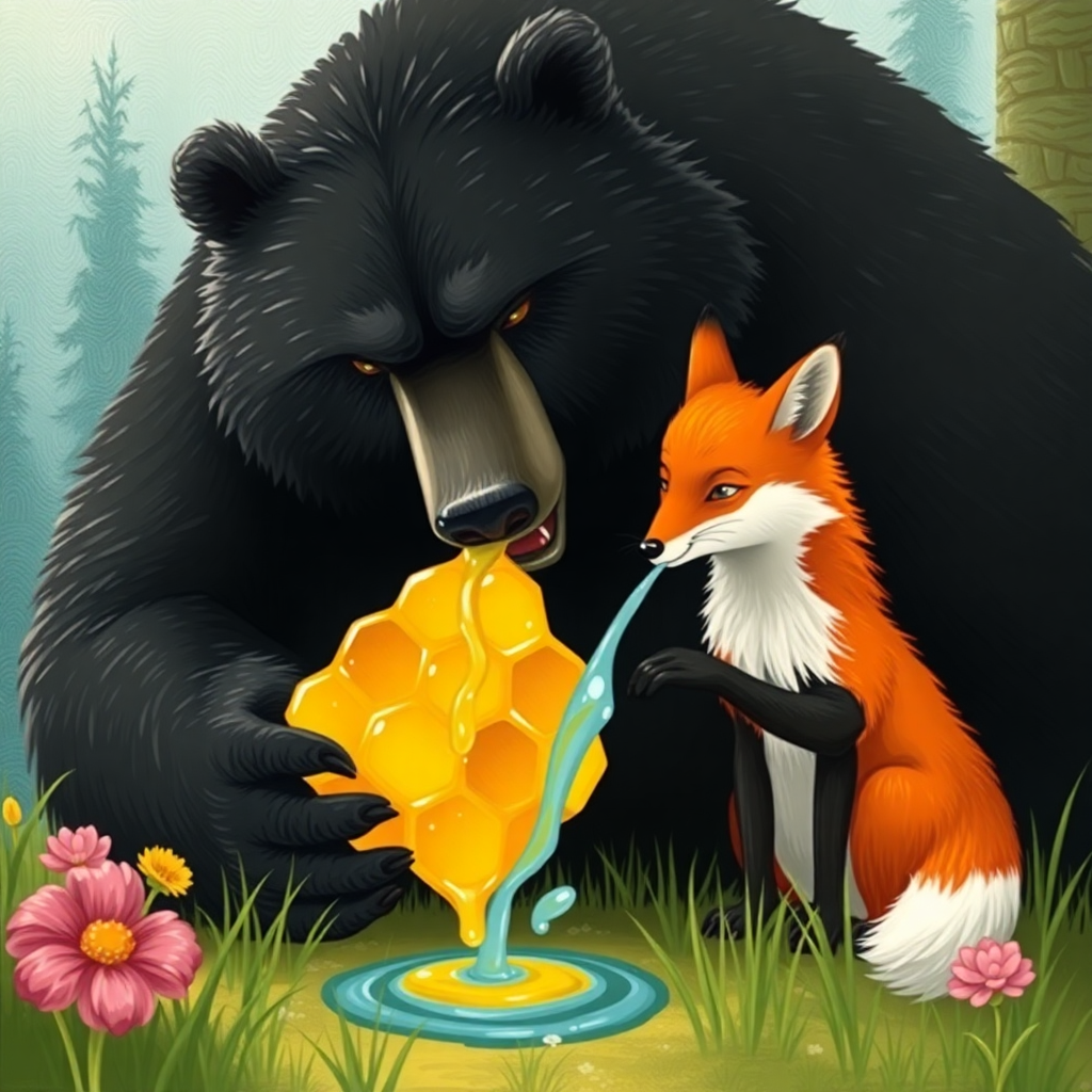 the bear and the clever fox